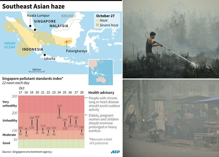 Warga Berinisiatif Padamkan Kebakaran Hutan, kata Media Asing